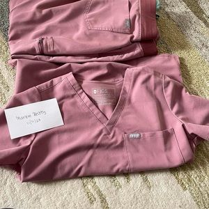 Figs Mineral Mauve catarina top - S
Figs Mineral Mauve Zamora pants - S/P